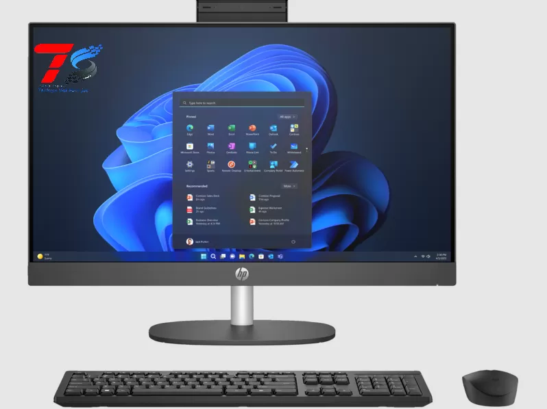 Máy tính để bàn HP ProOne 240 G10 AIO (AY2G7PT) Core 7-155U/16G/512GSSD/23.8FHD IPS/W11SL/Đen/1Y